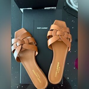 Saint Laurent - Tribute Nu Pieds Slide Sandal